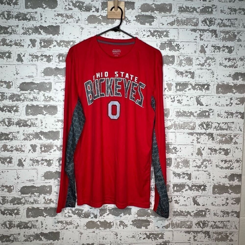 Ohio state buckeyes varsity authentic apparel long sleeve t shirt.